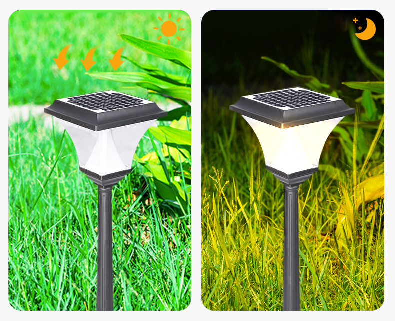 đèn nấm sân vườn năng lượng mặt trời