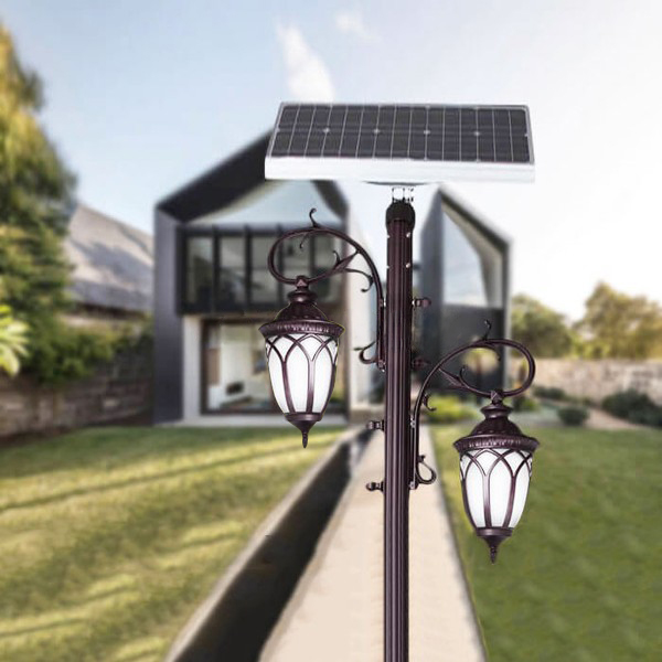 Cột đèn sân vườn năng lượng mặt trời