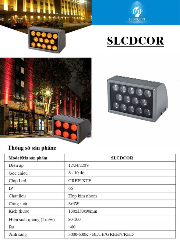 Đèn chiếu điểm SLCDCOR