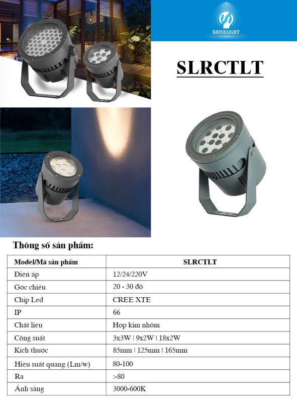Đèn LED chiếu điểm SLRCTLT