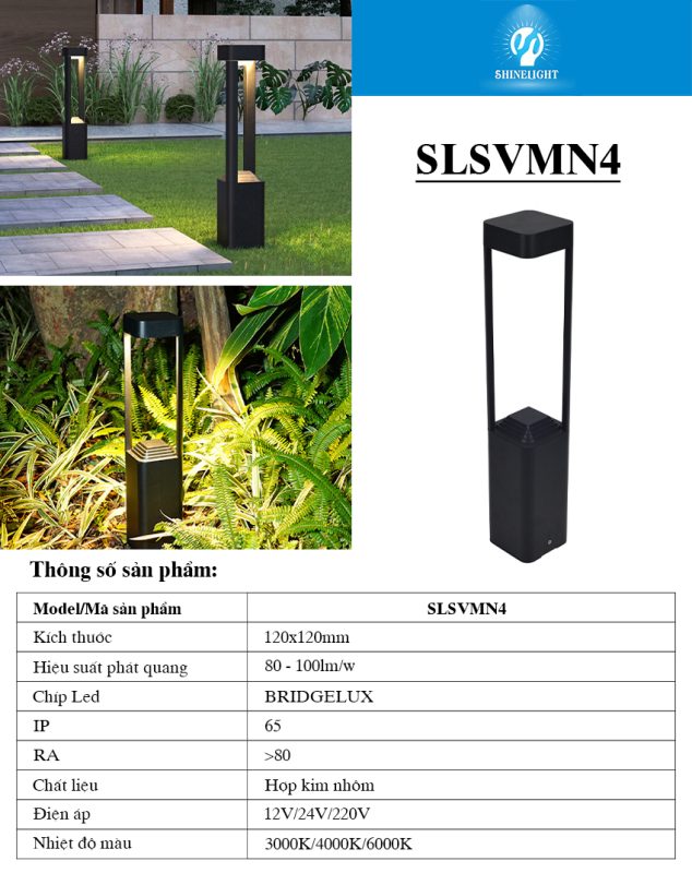 Đèn nấm sân vườn SLSVMN4