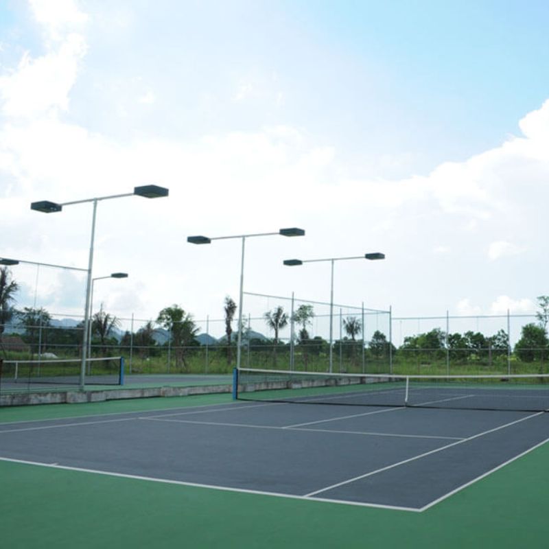 Đèn sân Tennis hiện đại hầu như không tốn quá nhiều điện năng