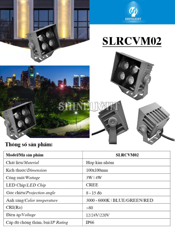 Đèn rọi cột SLRCVM02