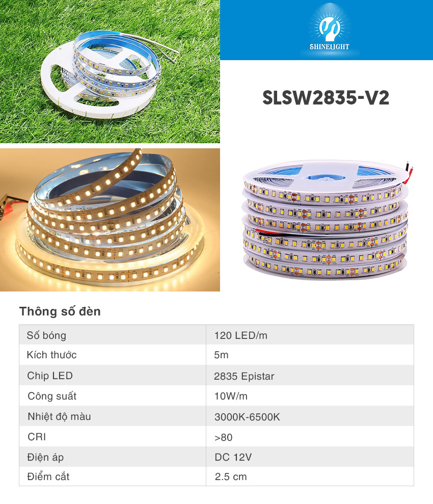 Đèn LED dây 12V SLSW2835-V2
